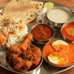 Chicken Deluxe Thali