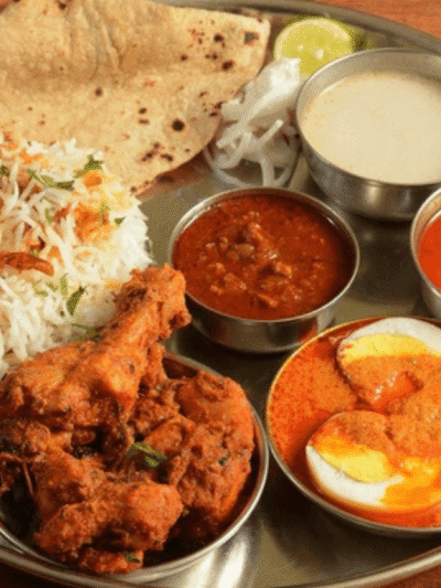 Chicken Deluxe Thali